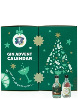 Craft Gin Club Gin Advent Calendar - Gin Advent Calendar filled with 24 x 5cl